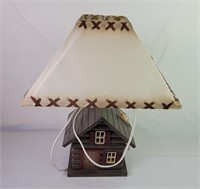Log Cabin Table Lamp
