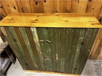 Green Wooden Cabinet 53x16x55