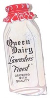 Tin Queen Dairy 3 Dimensional Milk Bottle Display
