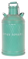 Cities Service 10 Gallon Bulk Oil Can