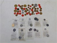 Tags / Tokens / Reproduction Coins in Bags