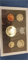 1 1969 US Proof Set Acrylic case, original