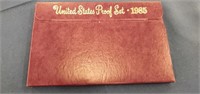 1 1985 US Proof Set Acrylic case, original