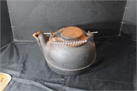 Cast Iron Coffee Tea Pot