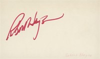 Robert Hays "Airplane the movie" signature cut