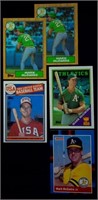 (5) Mark McGwire Cards w/ Oly. RC