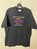 Vintage Lakers Back to Back Champions Shirt