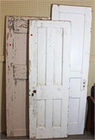 Old Solid Core Doors (lot of 3)