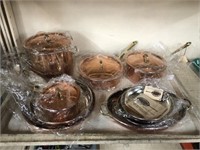 Benjamin & Medwin Handcrafted Copperware Pots