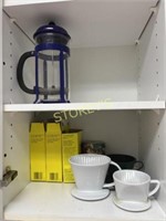 French Press, Starbucks Slow Drip Mugs, Etc.