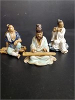 Vintage Chinese Shiwan Ceramic Figurines