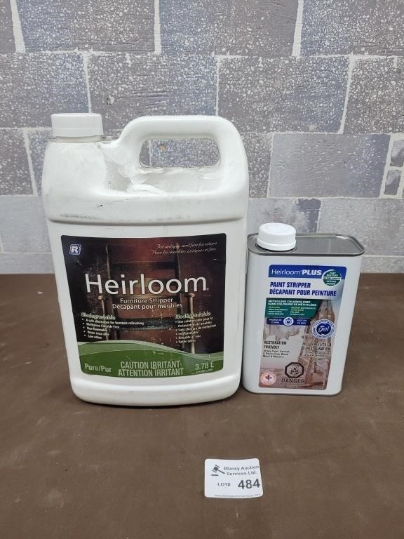 Heirloom furnature & paint stripper 3.78L & 946ml