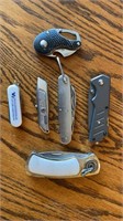 (6) Various Pocket Knives