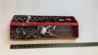Tool Caddy with lots of Craftsman Sockets