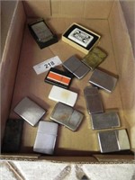 Vintage Zippo Lighters - lot of 13