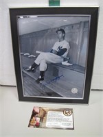 Joe DiMaggio 8 x 10 Framed Signed Photo
