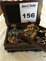 Mahogany Jewellery Box