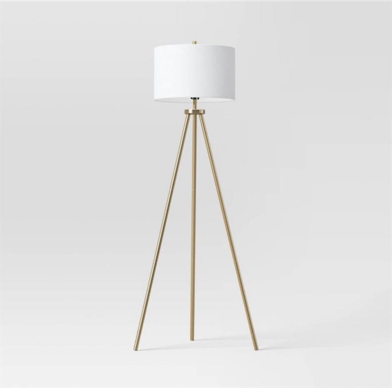 Threshold Ellis Brass Floor Lamp