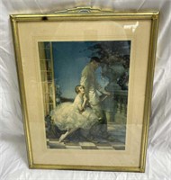 W.E. Webster print, "Pierrot Beguiled"
