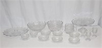 ANTIQUE HIGBEE HAWAiiAN LEI PATTERN GLASS LOT