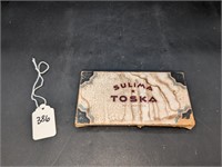 1920's Era Sulima Toska Cigarette Box Top Only
