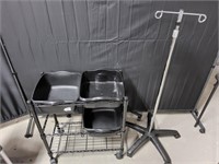 Rolling Cart & Rolling IV Pole