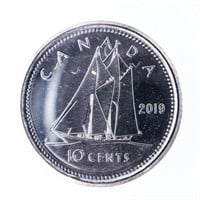Canada 2019 RCM First Strike Ten Cent Coin MS65