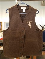 Brown Wool Wyoming Filson Vest Size 44