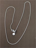 .925 Necklace / Chain 22" long