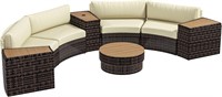 $665  Outsunny 8 Piece Patio Furniture Set with 4