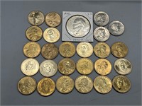 26 U.S. dollar coins