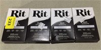 4 boxes of Rit black all-purpose dye