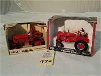 Ertl IHC Farmall Cub and 100 Tractors NIB 1/16