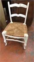 Small White Wood Chair