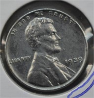 1939 Coated Lincoln Cent