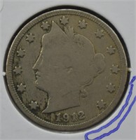 1912 D V Nickel