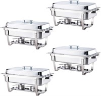 ALPHA LIVING 70014-GRAY 4 Pack 8QT Chafing Dish