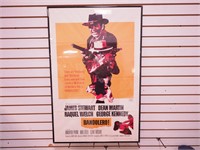 "Bandolero" movie poster starring James Stewart,