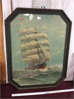 Vintage Clipper Ship Art Print