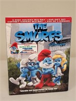 THE SMURFS 3 DISK HOLIDAY SET BLU-RAY & DVD COMBO