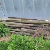 Cedar Fence Posts - most are approx. 8'