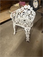Cast-iron garden chair