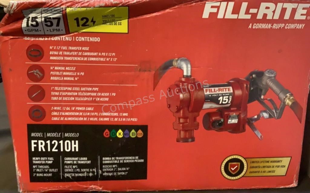 Fill-Rite 12V Pump FR1210H