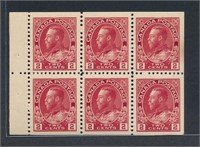 CANADA #106a BOOKLET PANE MINT VF-EXTRA FINE NH