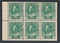 CANADA #104a BOOKLET PANE OF 6 MINT FINE OG NH