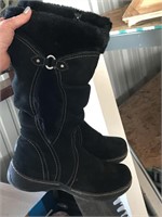 $135 Ellery Women's Tall Black Boots/Bare Traps