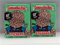 (2) 1987 GPK Garbage Pail Kids Series 10 Packs