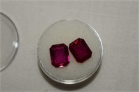 7.22 cwt Lab Rubies in Gem Jar