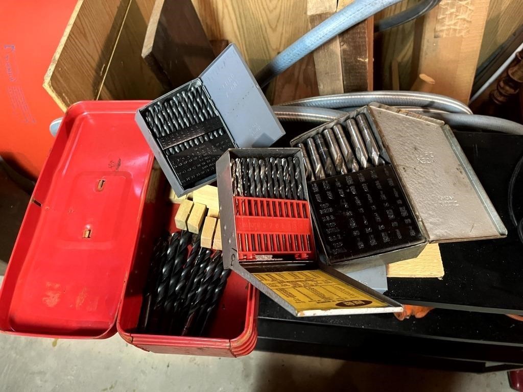 5 Cases of Drill Bits, Various Sizes