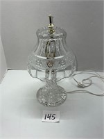ANTIQUE CRYSTAL DESK / END TABLE LAMP